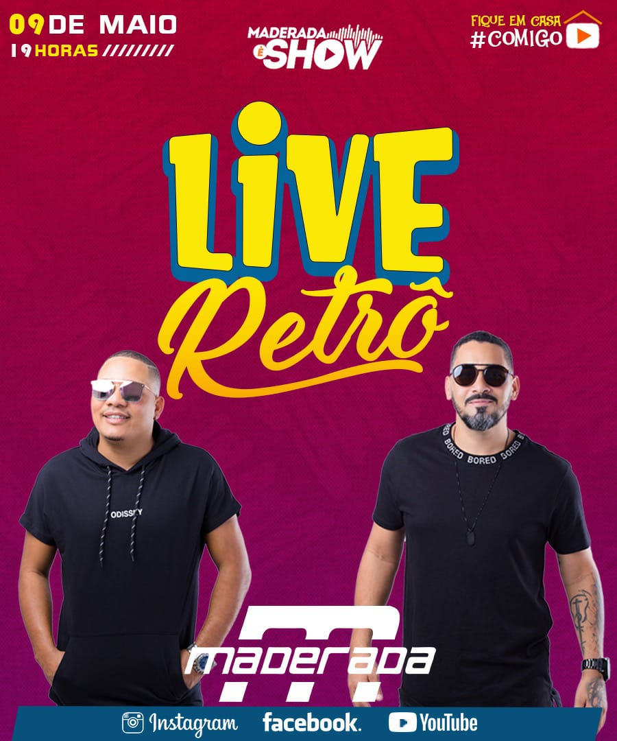 Banda Maderada do Arrocha fará live no próximo sábado (09)