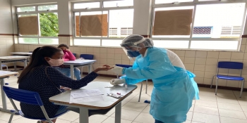 Estado inicia na segunda-feira testagem do novo coronavírus em escolas estaduais de Itabuna e Ilhéus