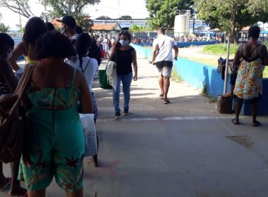 Terminal em Bom Despacho tem grande fila de embarque para Salvador