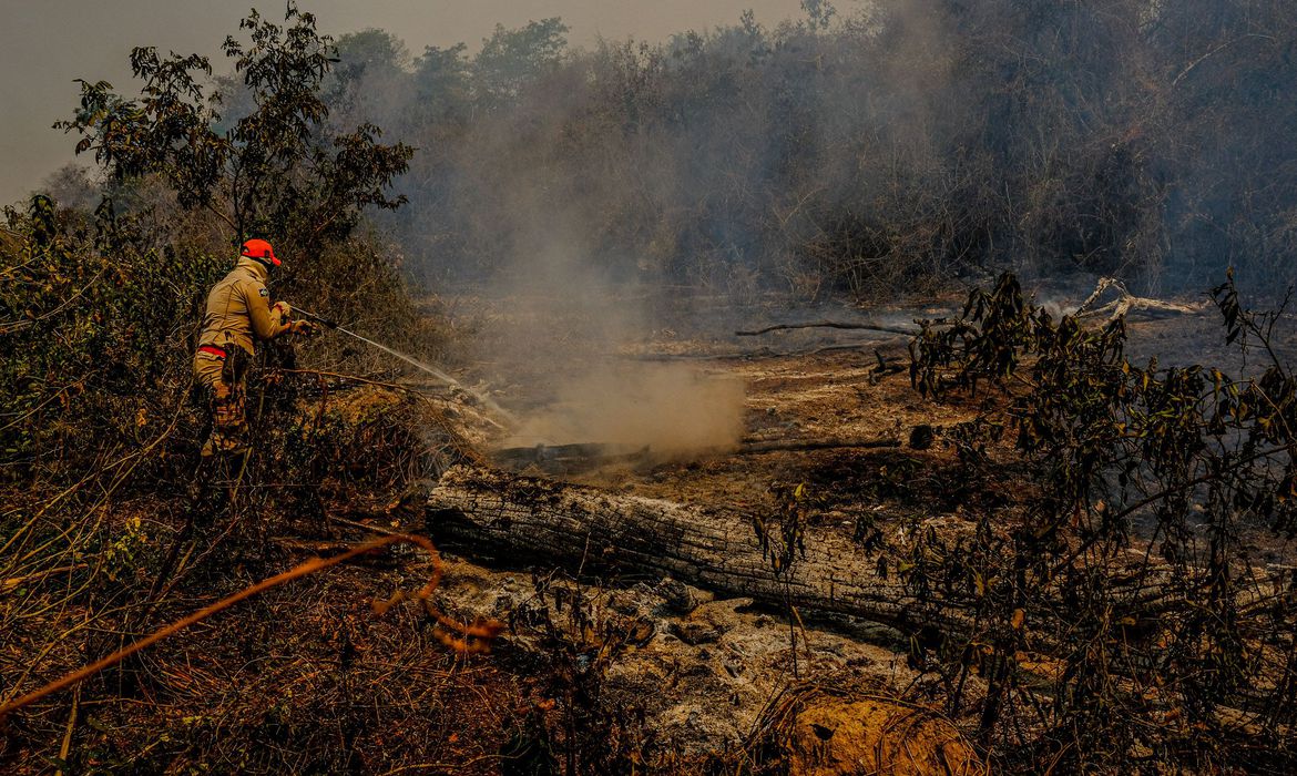 Incêndio de grandes proporções atinge Parque de Ibitipoca, em Minas