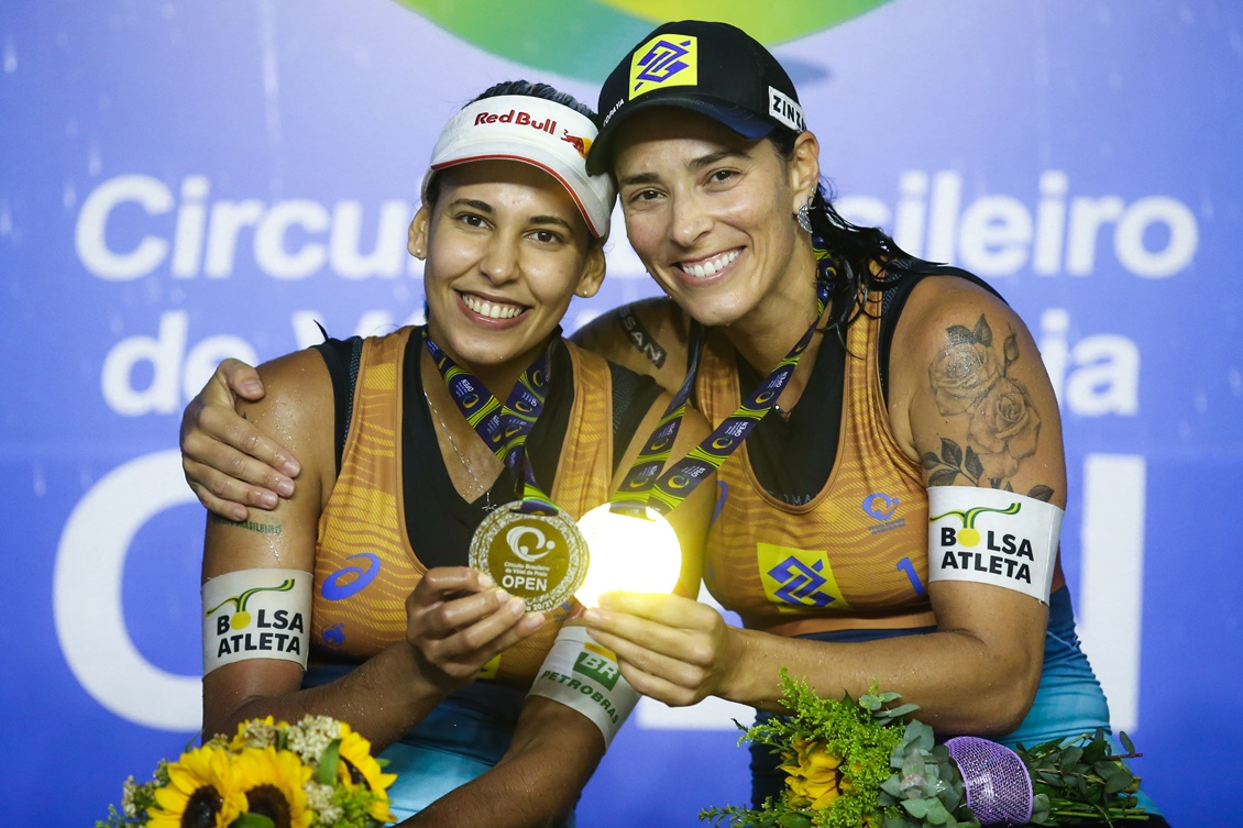 Ágatha e Duda conquistam o título da quarta etapa do Circuito Brasileiro de vôlei de praia