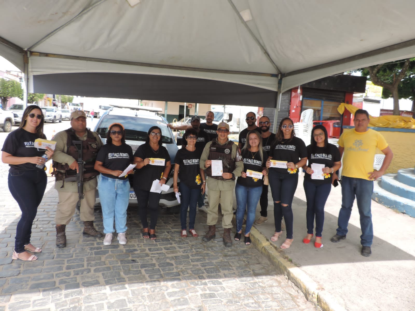 Iguaí: CREAS realiza campanha ‘Faça Bonito’ com Caminhada e Pit-Stop