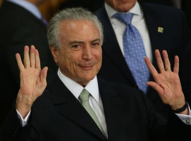 Ala do MDB quer lançar candidatura de Michel Temer à presidência