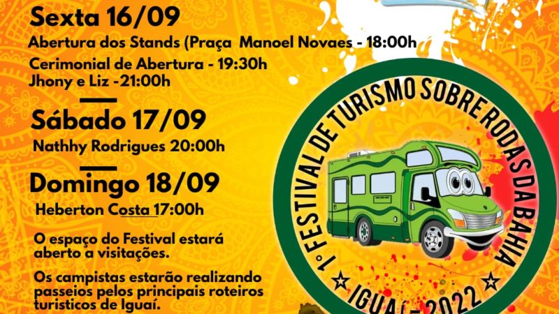 Iguaí: 1° Festival de Turismo Sobre Rodas da Bahia começou hoje (15)