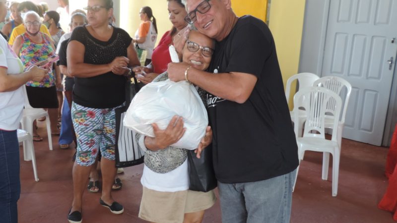 Iguaí: Prefeito Ronaldo Moitinho recebe carinho do Grupo da Alegria Idosos do SCFV