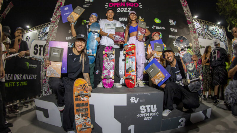 Rayssa e Xuxu são campeões, e brasileiros encerram STU Open Rio com domínio no Street￼