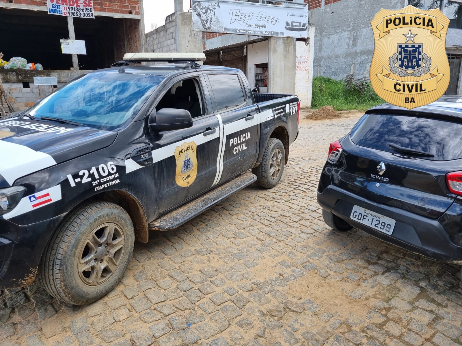 IGUAÍ: POLÍCIA CIVIL DEFLAGRA OPERAÇÃO CICLONE E APREENDE 04 VEÍCULOS ROUBADOS