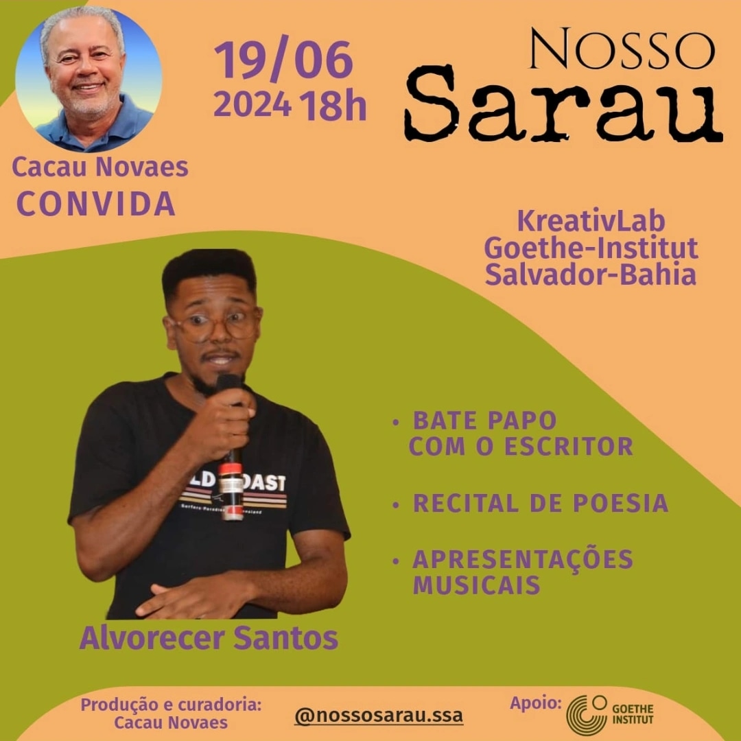 Nosso Sarau: Poesia e música em evento gratuito